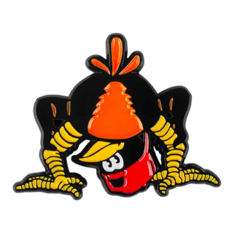 Powell Peralta Bucky Lasek Oriole Lapel Pin – 1″ x 1.25″ OS
