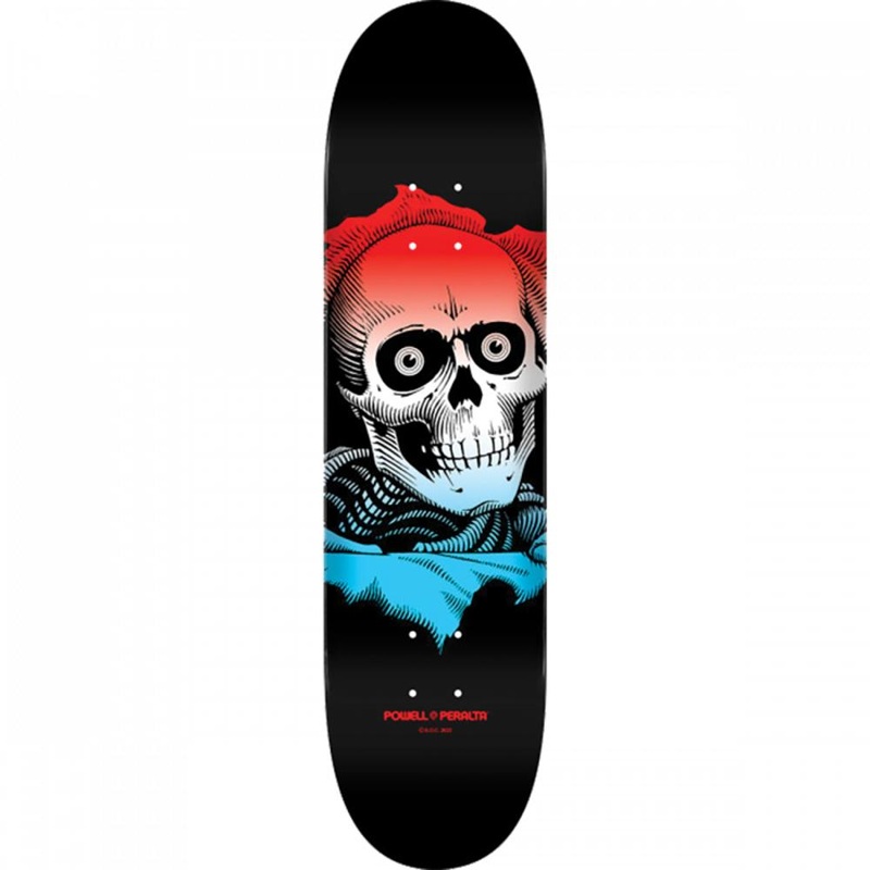 Powell Peralta Ripper Fade Blue 8.0″ Black/Blue/Red Skateboard Deck
