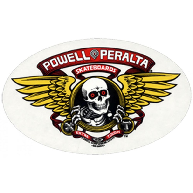 Powell Peralta Winged Ripper Sticker – Red