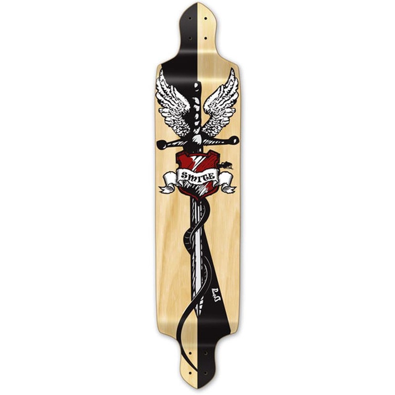 Punked Drop Down Smite Longboard Deck Deck