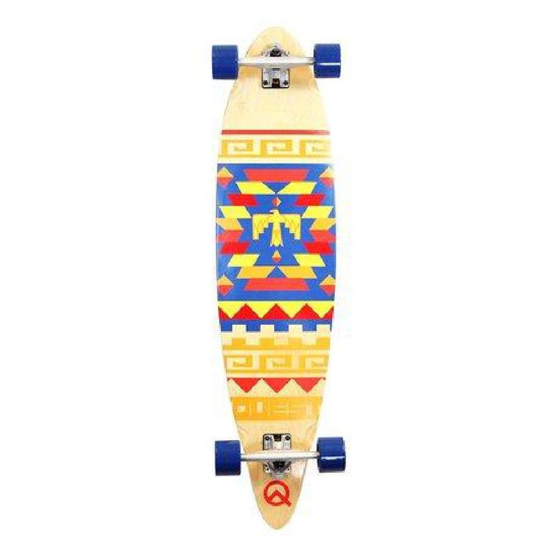 Quest Tribes 40 Pintail Kicktail Longboard Complete