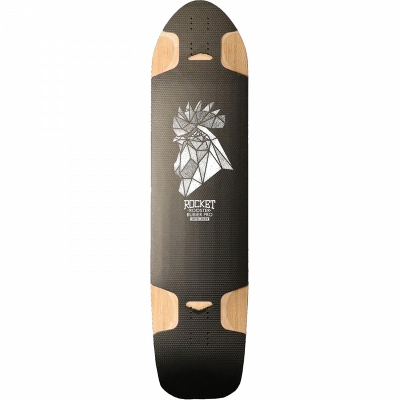 Rocket Rooster Bubier Pro 39″ Downhill Freeride Longboard Deck – 2024 Series