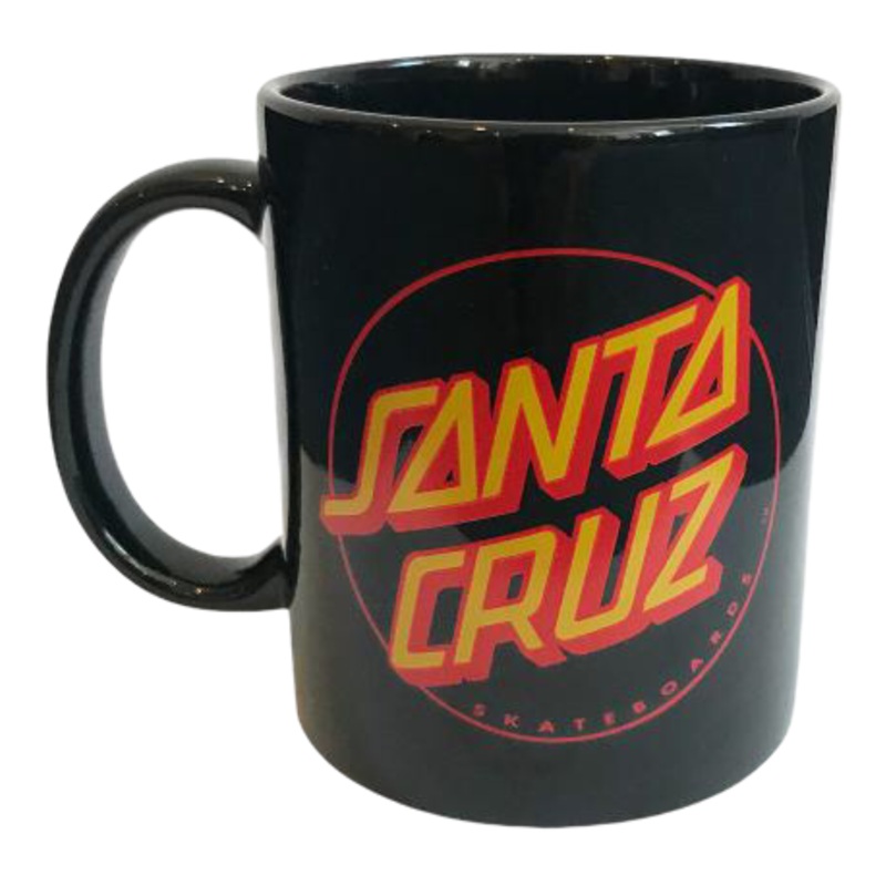 Santa Cruz Classic Dot Mug 11oz. Black OS Black