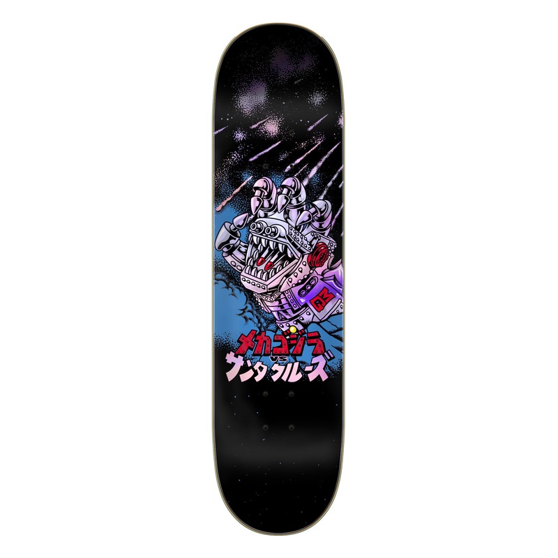 Santa Cruz x Godzilla Mecha Hand 8″ Skateboard Deck