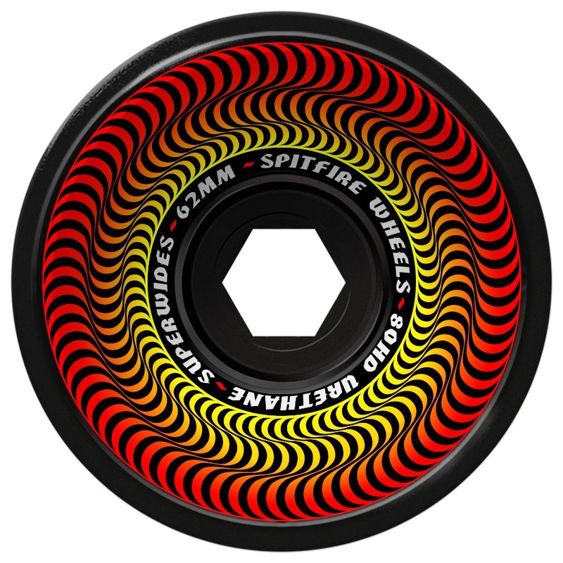 SPITFIRE 80HD SUPERWIDES BLACK 62MM (Set of 4) 62mm