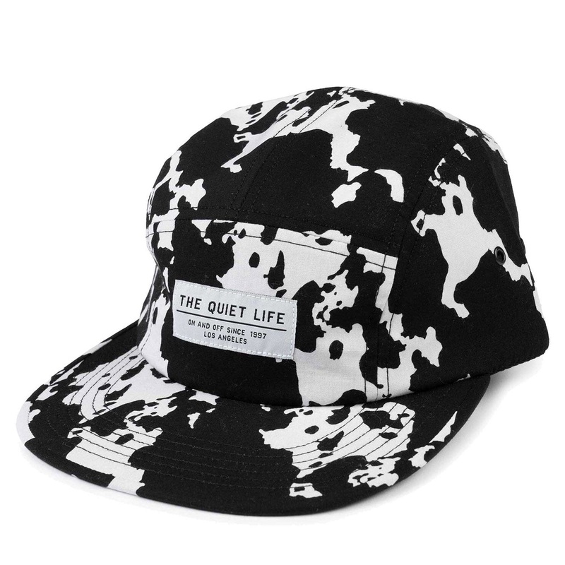The Quiet Life 5 Panel Camper Cap Made in USA Cow