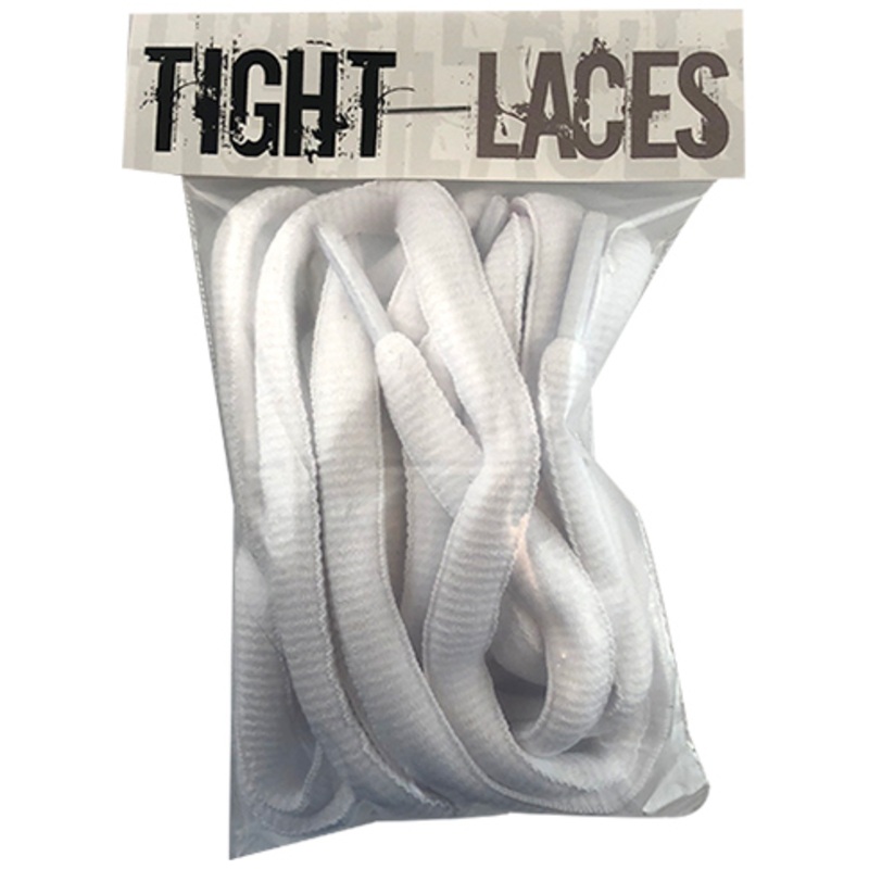 TIGHT LACES OVAL 48″ WHITE