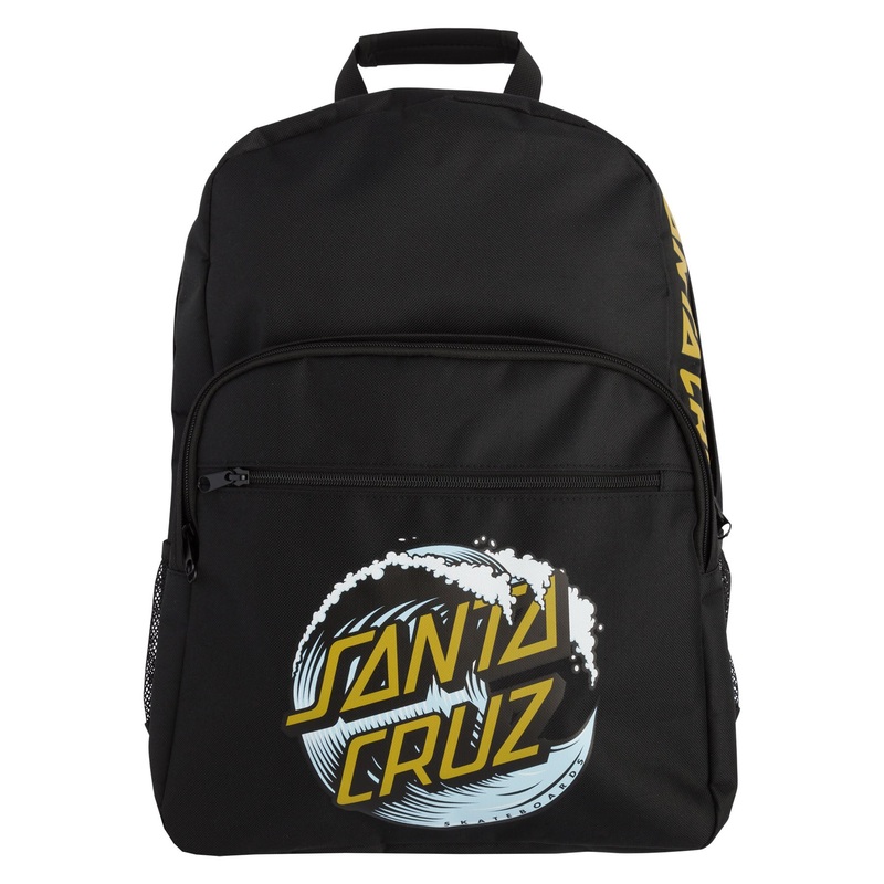 Wave Dot Backpack Black and Gold