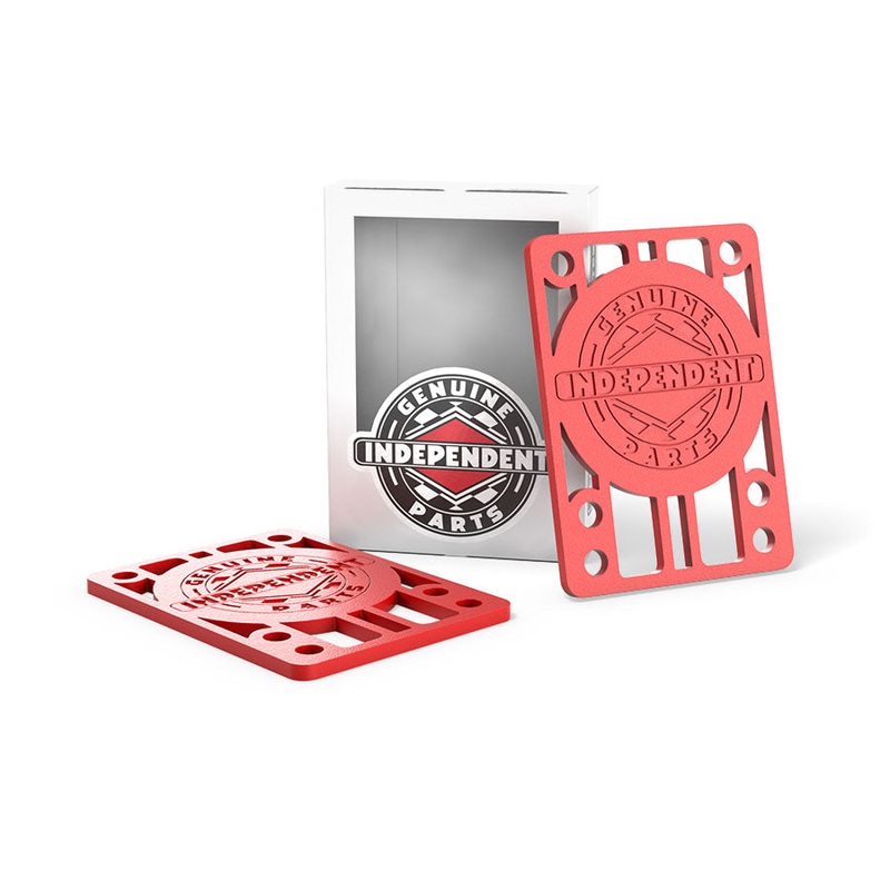 1/8in Independent Genuine Parts Red Risers Red 1/8 in