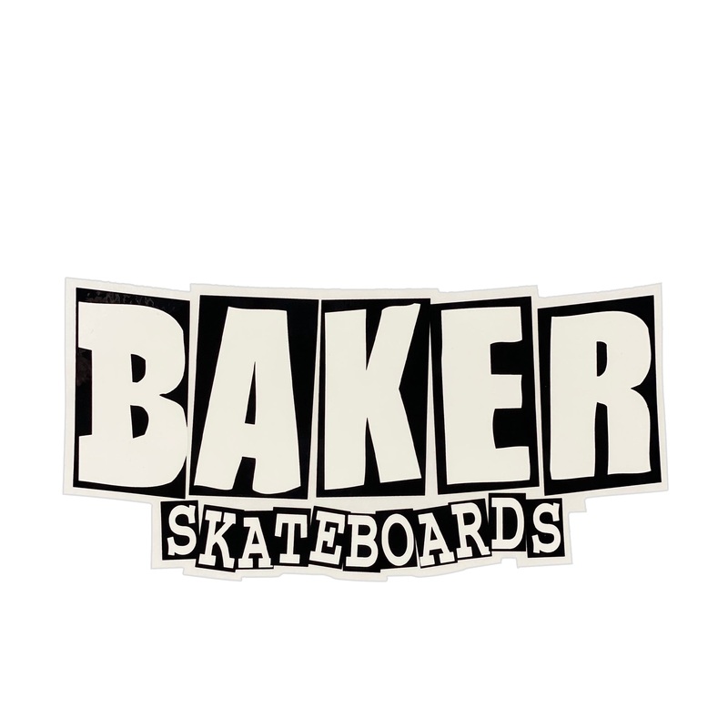 Baker OG Logo Sticker – Black / White