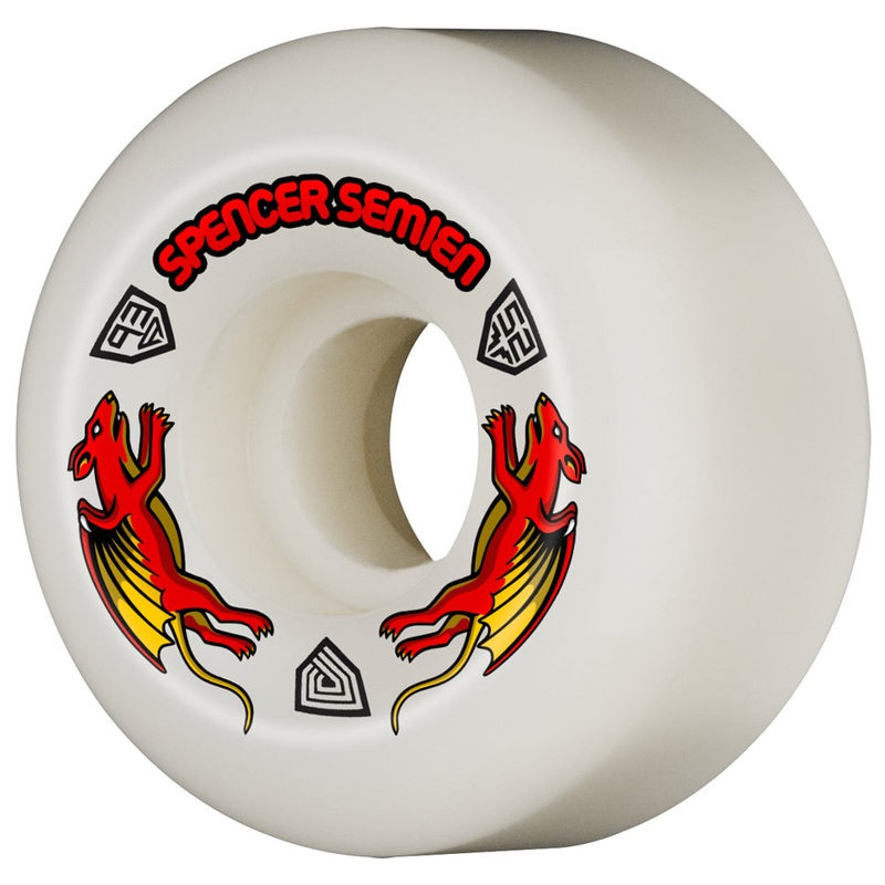 Bones Wheels Spencer Semien Dragon Formula Nano Rat 93A Wheels Off White 52mm