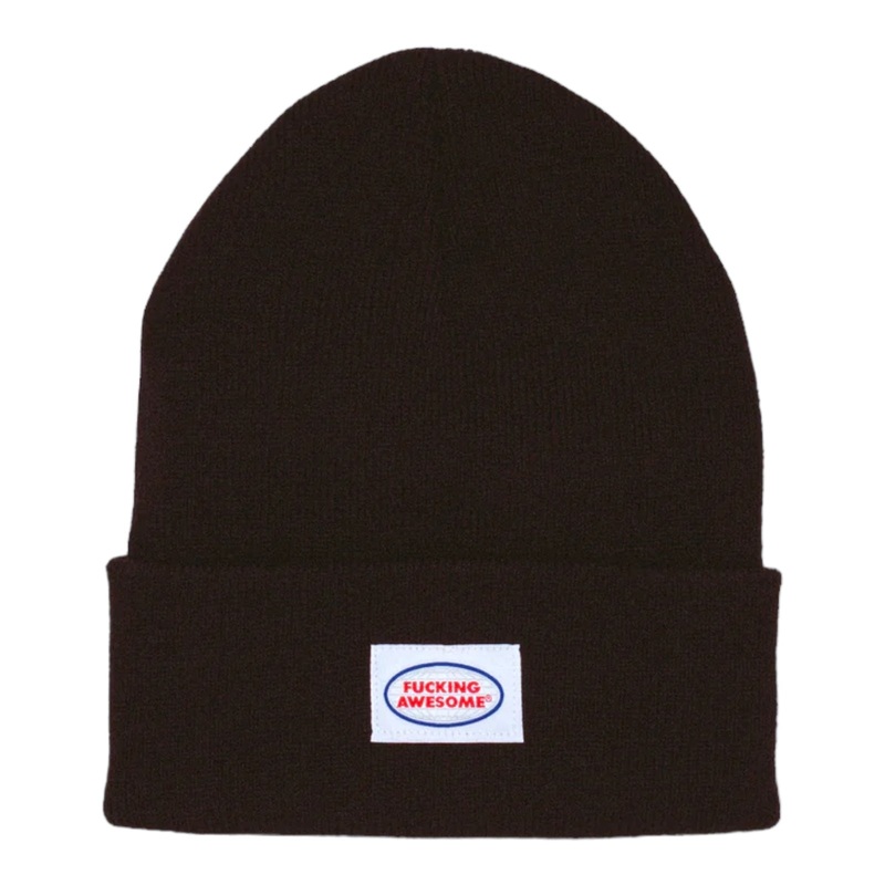 FA AWESOME MECHANIC CUFF BEANIE BLACK OS