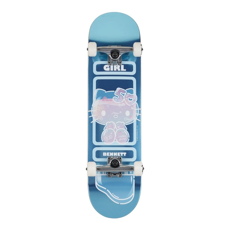 Girl Bennett Hello Kitty 50th Anniversary Skateboard Complete 8.0″ 8.0