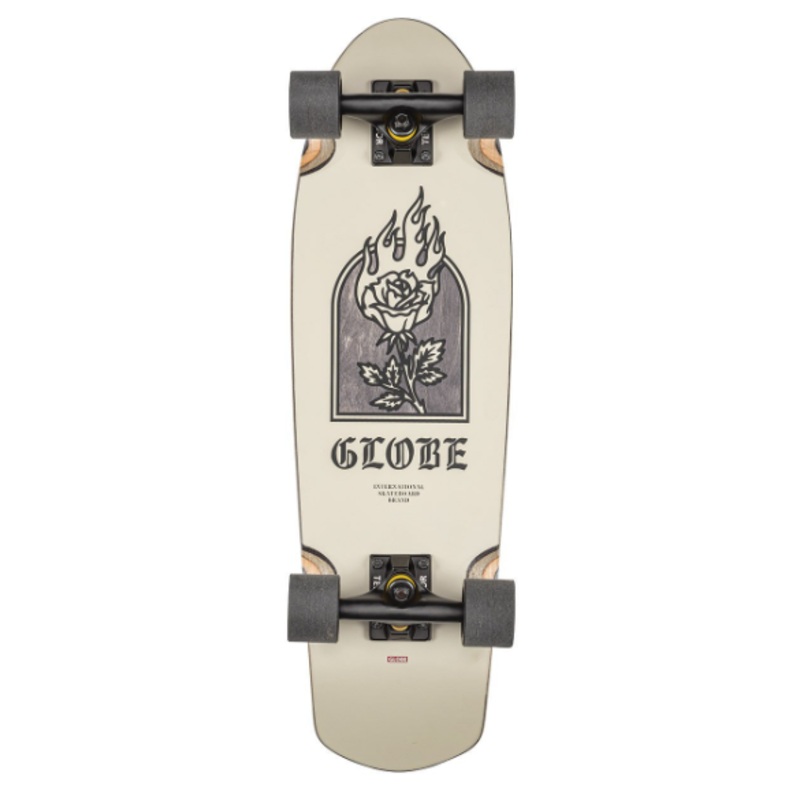 Globe Trooper Off White Rose Complete 7.75 in 7.75 in