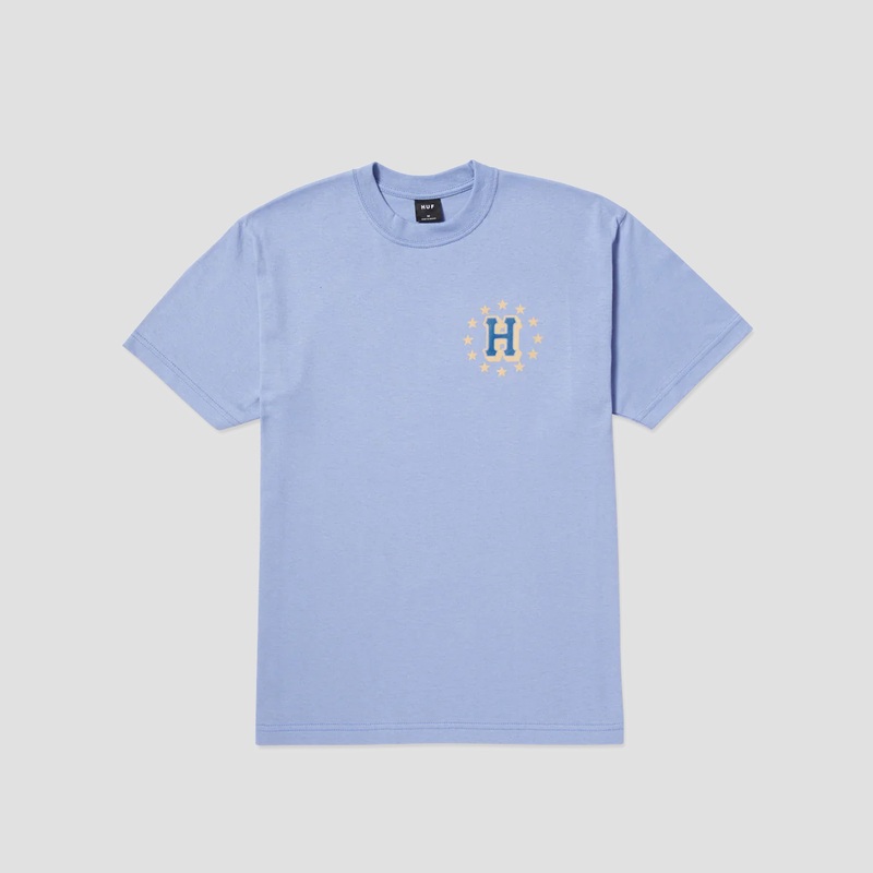 HUF Galactic Stack T-Shirt Vintage Violet Small