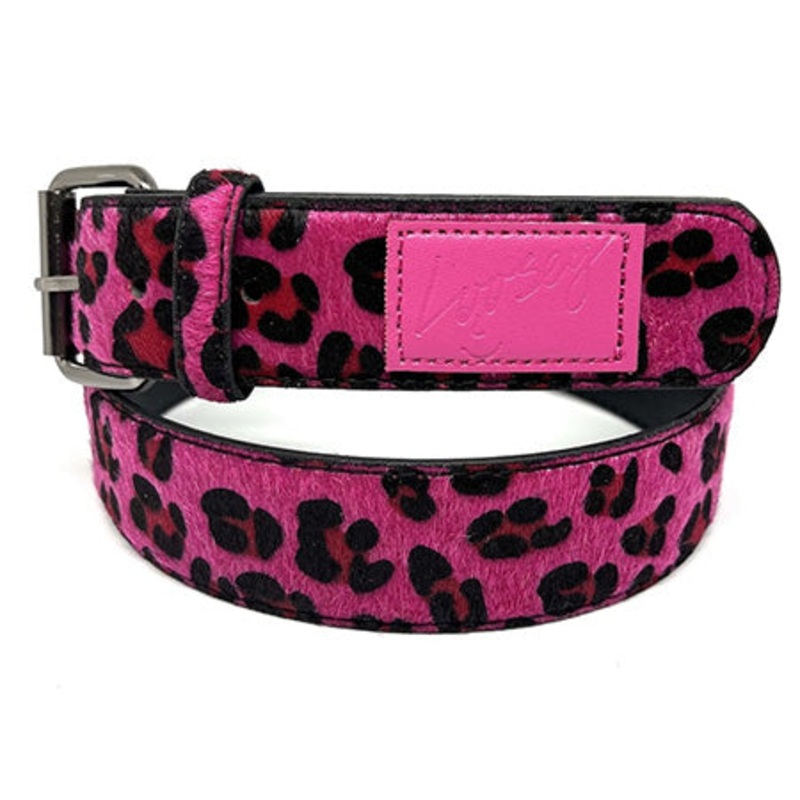 Loosey Pink Cheetah Belt Pink One size fits all
