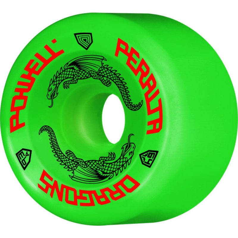 Powell Peralta Dragon Formula G-Bones 64mm 93A Green Skateboard Wheels