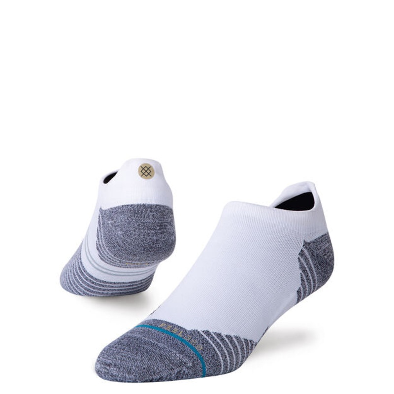 Stance Performance Ultralight Run Tab Socks Large White