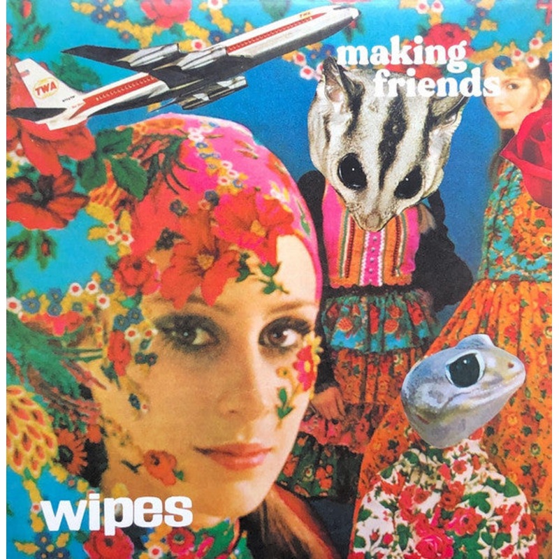 Wipes  Making Friends Pink Color Vinyl LP Record