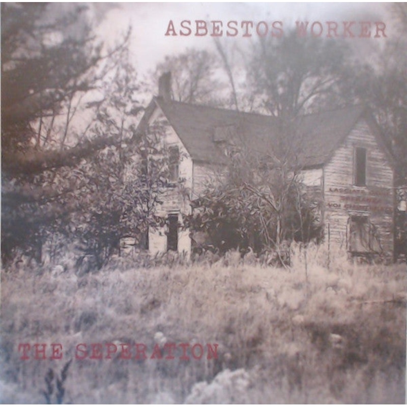Asbestos Worker  The Seperation Red/Clear with Multi-Color Splatter Color Vinyl LP Record