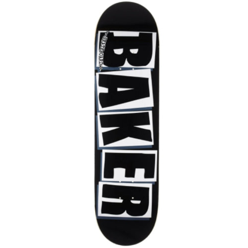 Baker Brand Logo Skateboard Deck Black/Black 8.0″ 8.0″