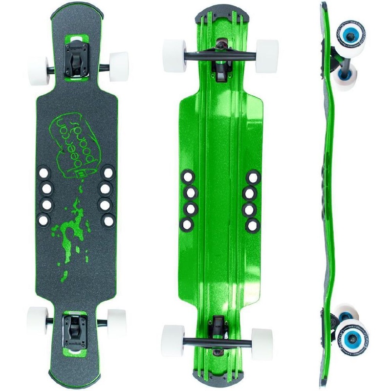 Beercan Green 37″ Kegger Lite Drop Through Longboard Complete