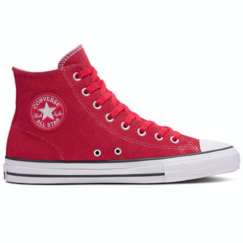 Converse CTAS Pro Hi Shoes Black Suede/ Black/ White 3.0