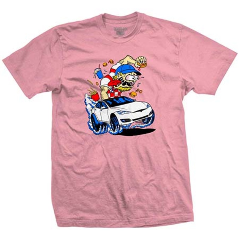 Deathwish Creeps T Shirt Pink Medium