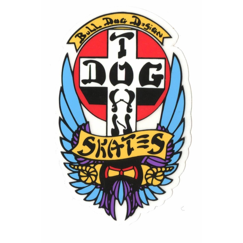DogTown Skates BullDog 4 Skateboard Sticker