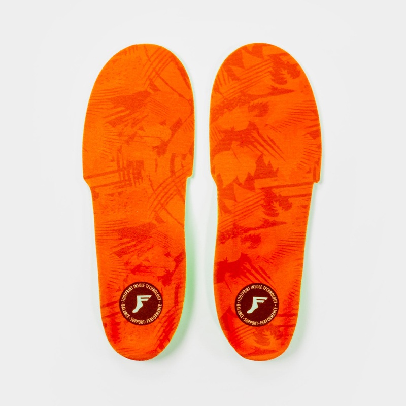 Footprint Kingfoam Orthotic – Orange/Camo UK 8