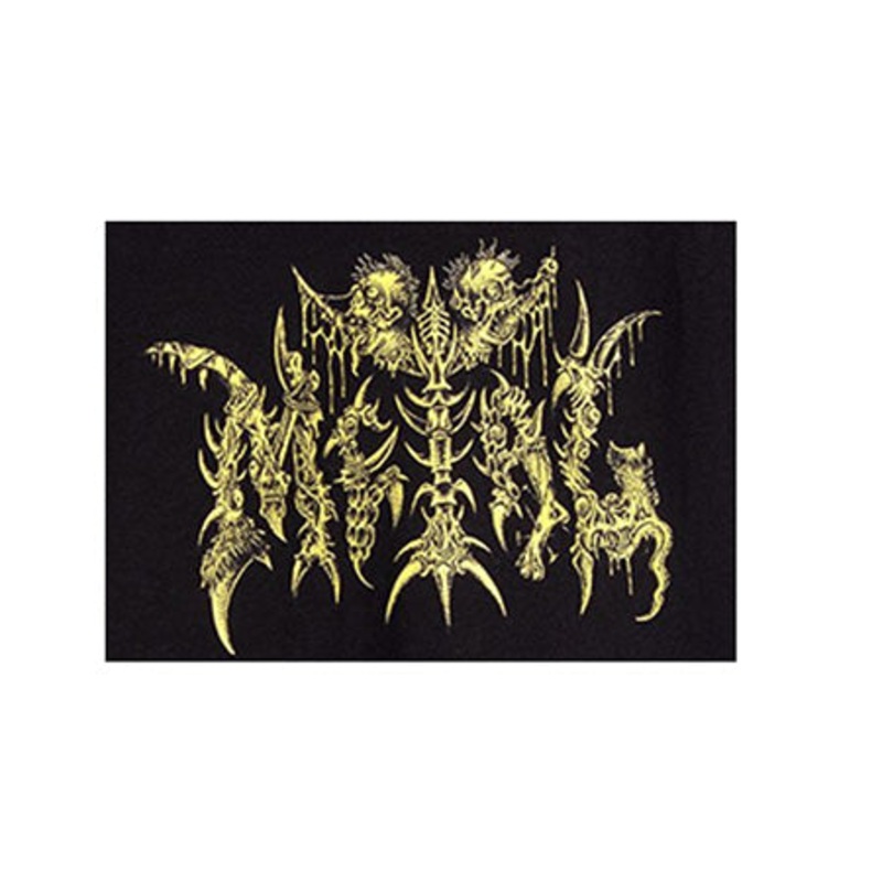 Metal Skateboards Ancient Logo Sticker Black 6″