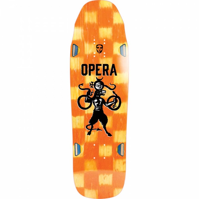 Opera Beast Checker 9.5″ Wheel Wells Skateboard Deck