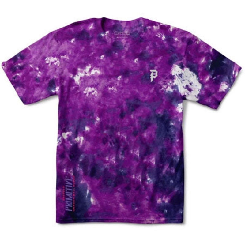Primitive Skateboarding Primitive x Dragon Ball Z Goku Black Rose Washed T Shirt Purple Medium