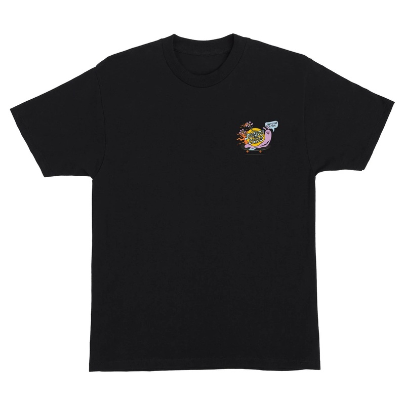 Skate Like a Girl S/S Heavyweight T-Shirt Black Sm Unisex Santa Cruz S