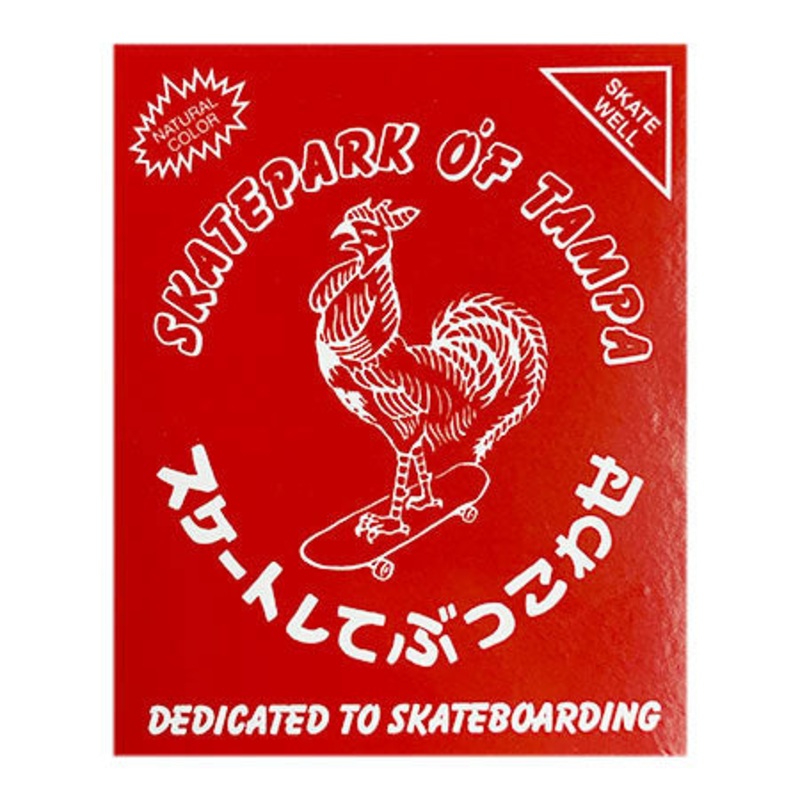 Skatepark of Tampa Hot SPoT Sticker Red 3.25″ x 3.75″