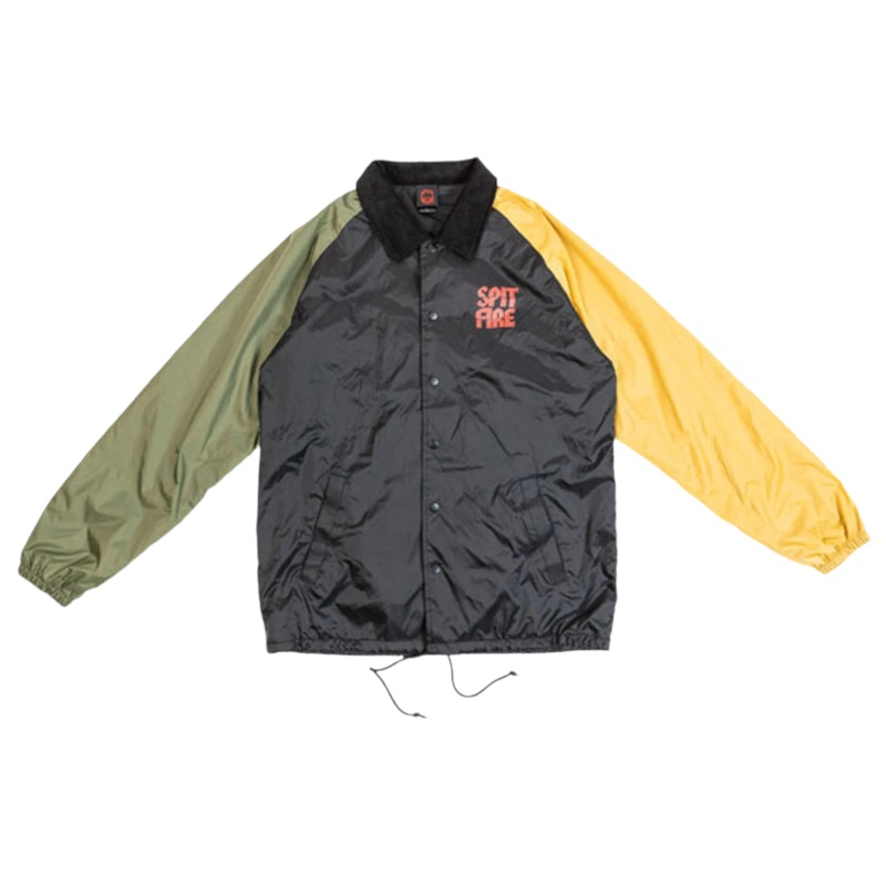 Spitfire Clean Cut Jacket Black/Yellow/Green/Red S
