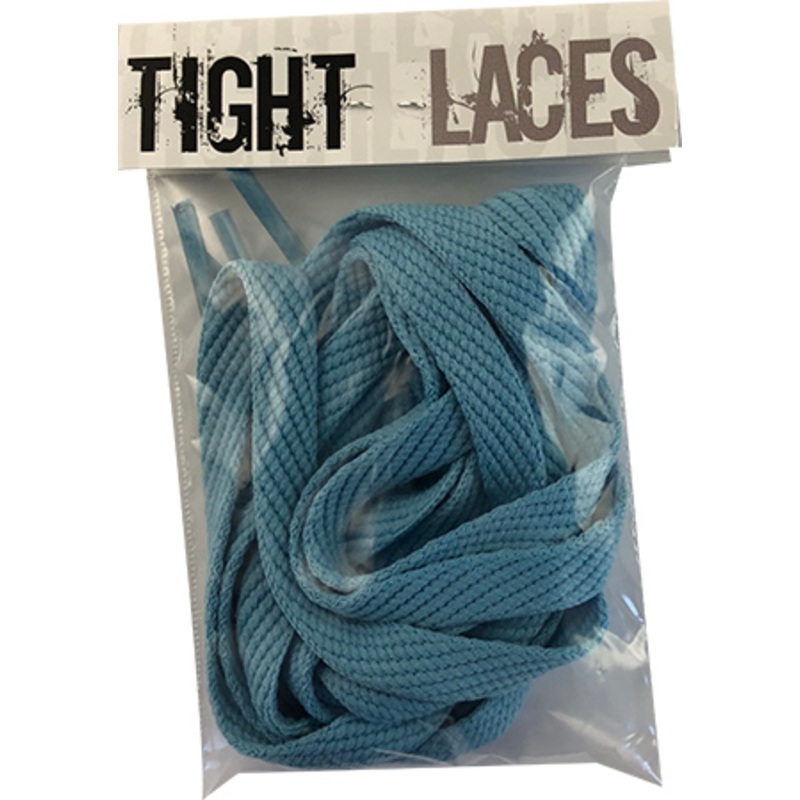 TIGHT LACES FLAT 45″ SKY BLUE