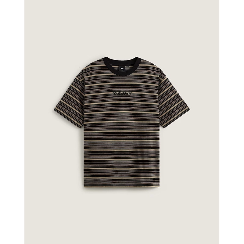 Vans Cameron Stripe Shirt Walnut Brown M