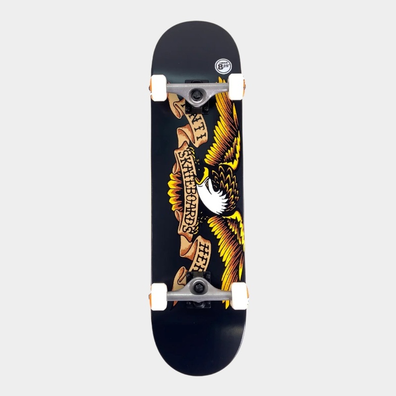 Anti Hero 8.25″ Classic Eagle XL Complete Skateboard Black