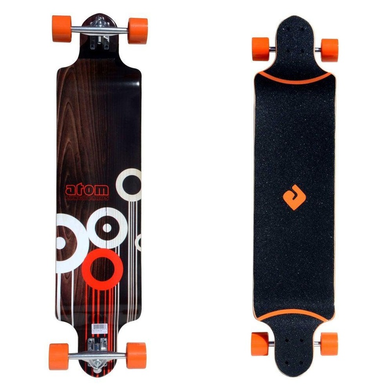 Atom Drop Down Orange 41″ Longboard Complete