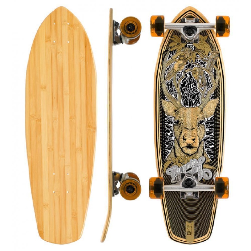 Bamboo Running On Empty Blank 27″ Boardwalk Cruiser Deck Only
