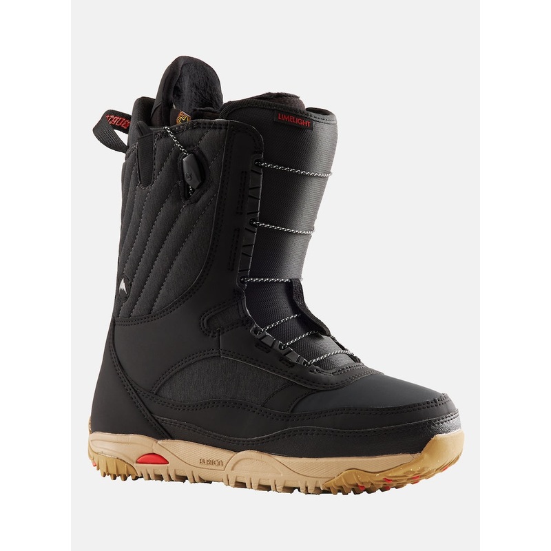 Burton Women’s Limelight Speedzone Snowboard Boots – 2025 6 Black