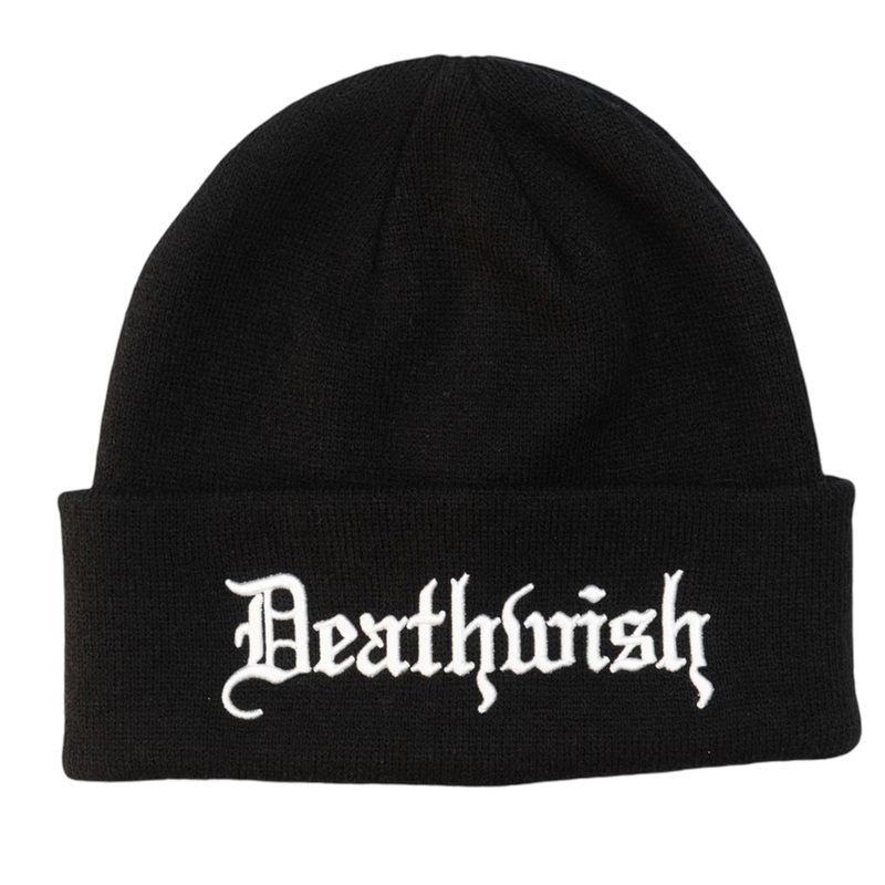 Deathwish Old English Beanie Black One Size Fits All