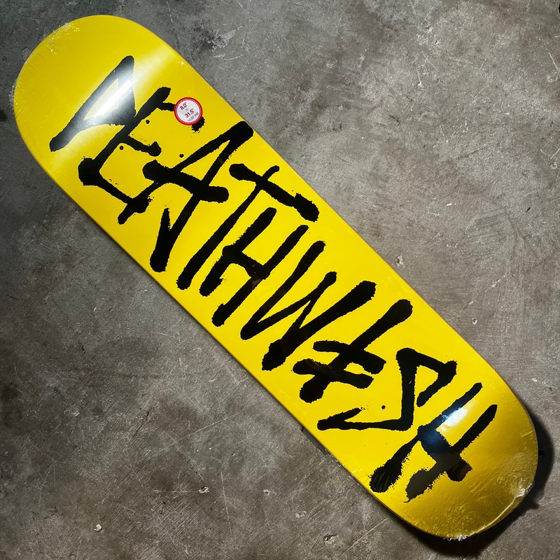 Deathwish Skateboards – OG Deathspray – Yellow / Black 8.0″