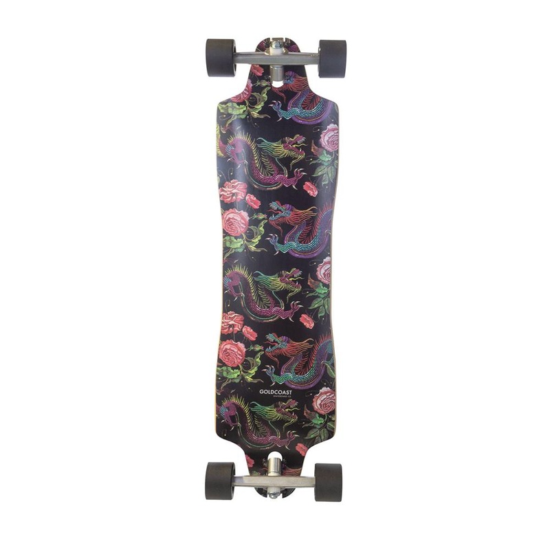 Goldcoast Fiery Rose 36″ Drop Through Sport Longboard Complete