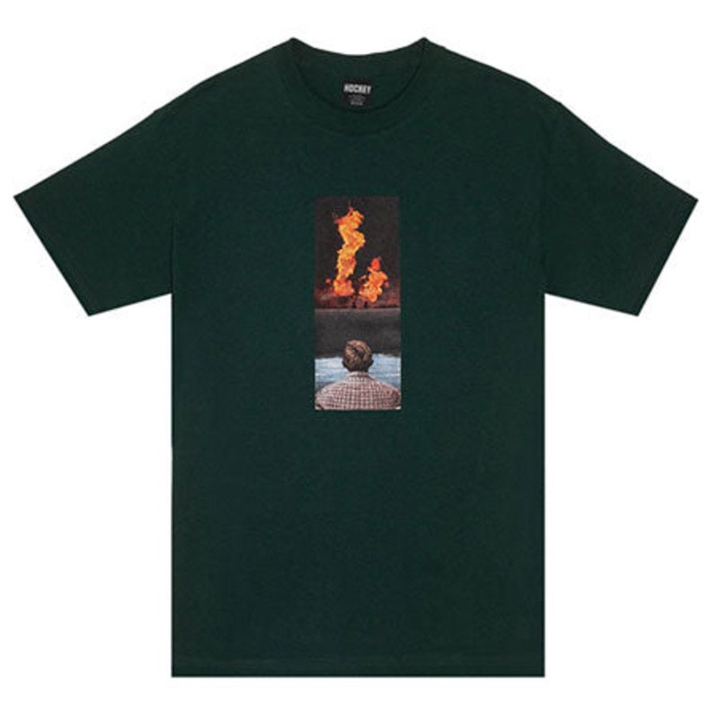 Hockey John Fitzgerald View T Shirt Dark Green Large