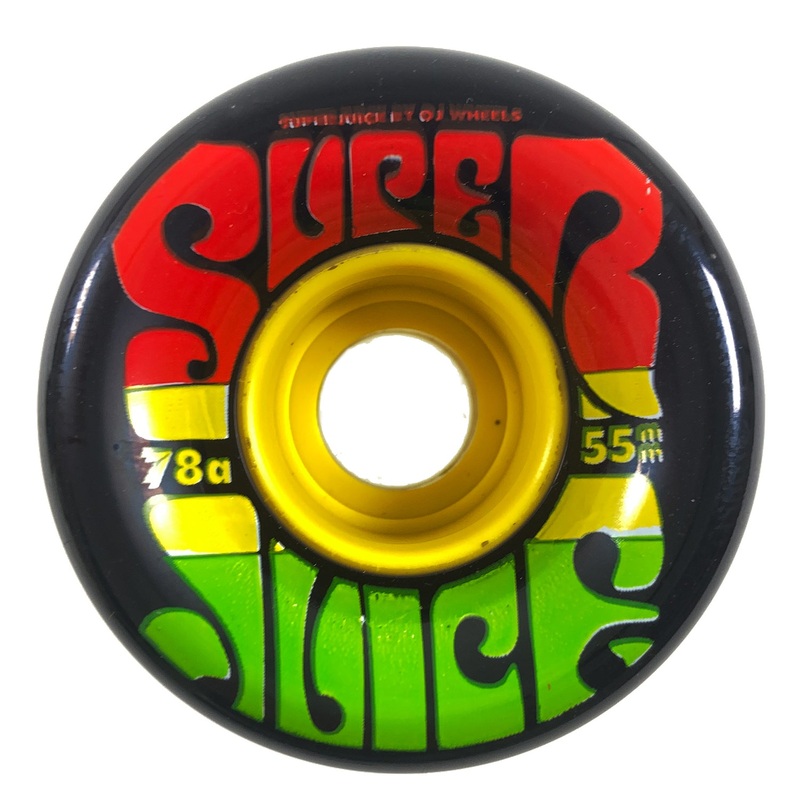 OJ – 55mm – 78a Mini Soft Jamaica Super Juice Wheels – Black