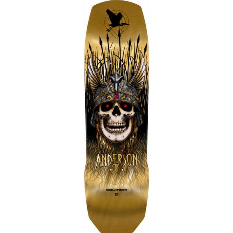 POWELL PERALTA ANDY ANDERSON GOLD FOIL 9.13″ SKATEBOARD DECK