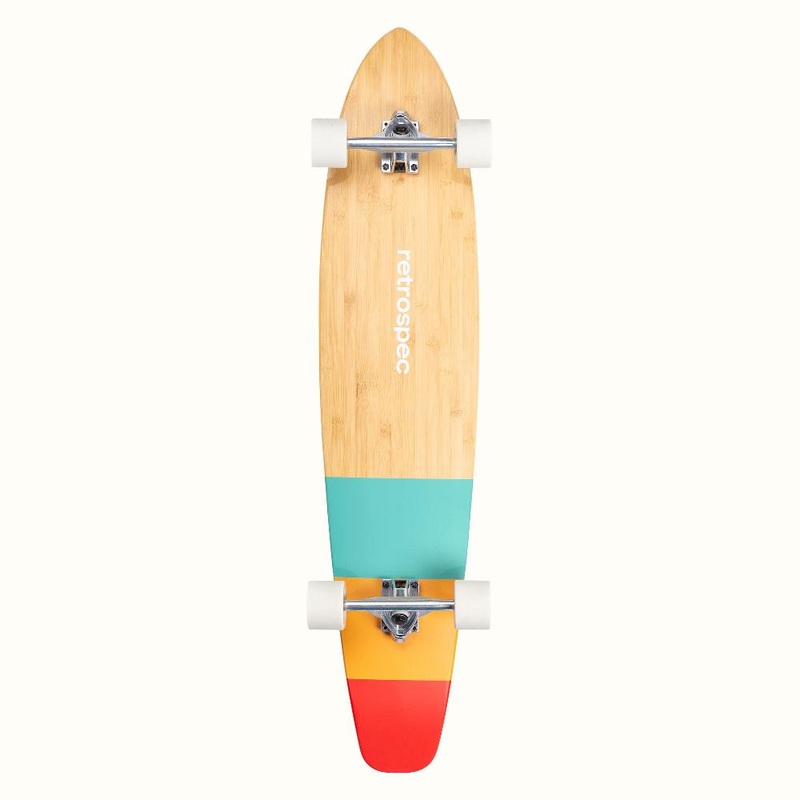 Retrospec Zed Zion 44″ Kicktail Longboard Complete