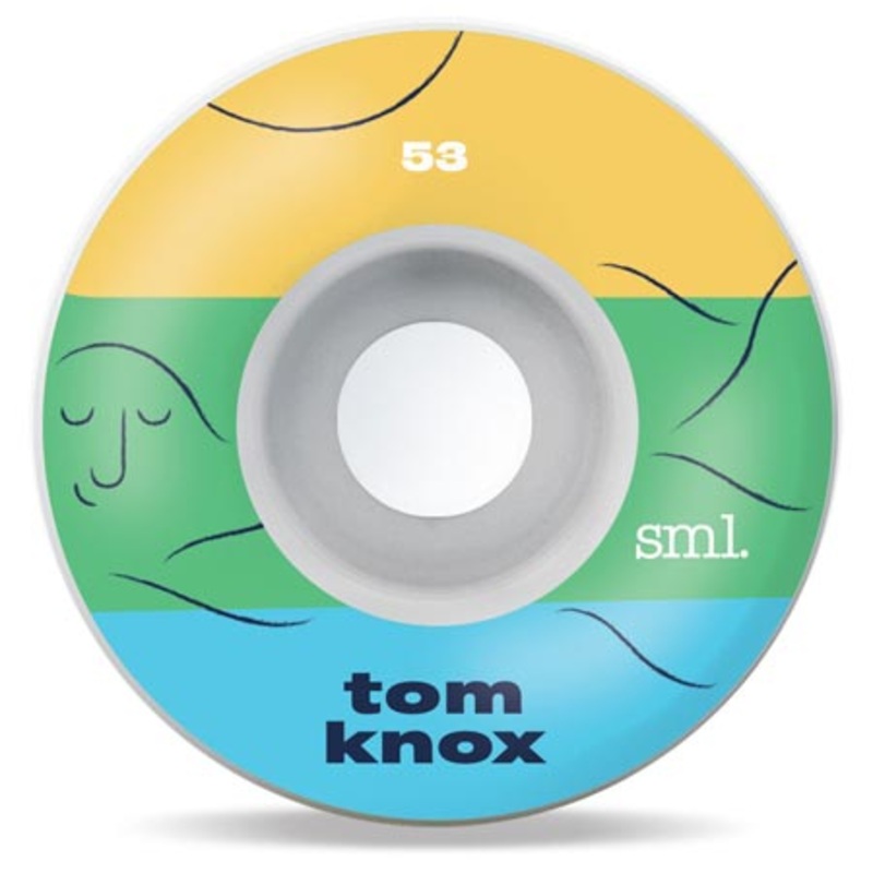 sml. Tom Knox Toonies Series V-Cut 99a Wheels White 53mm